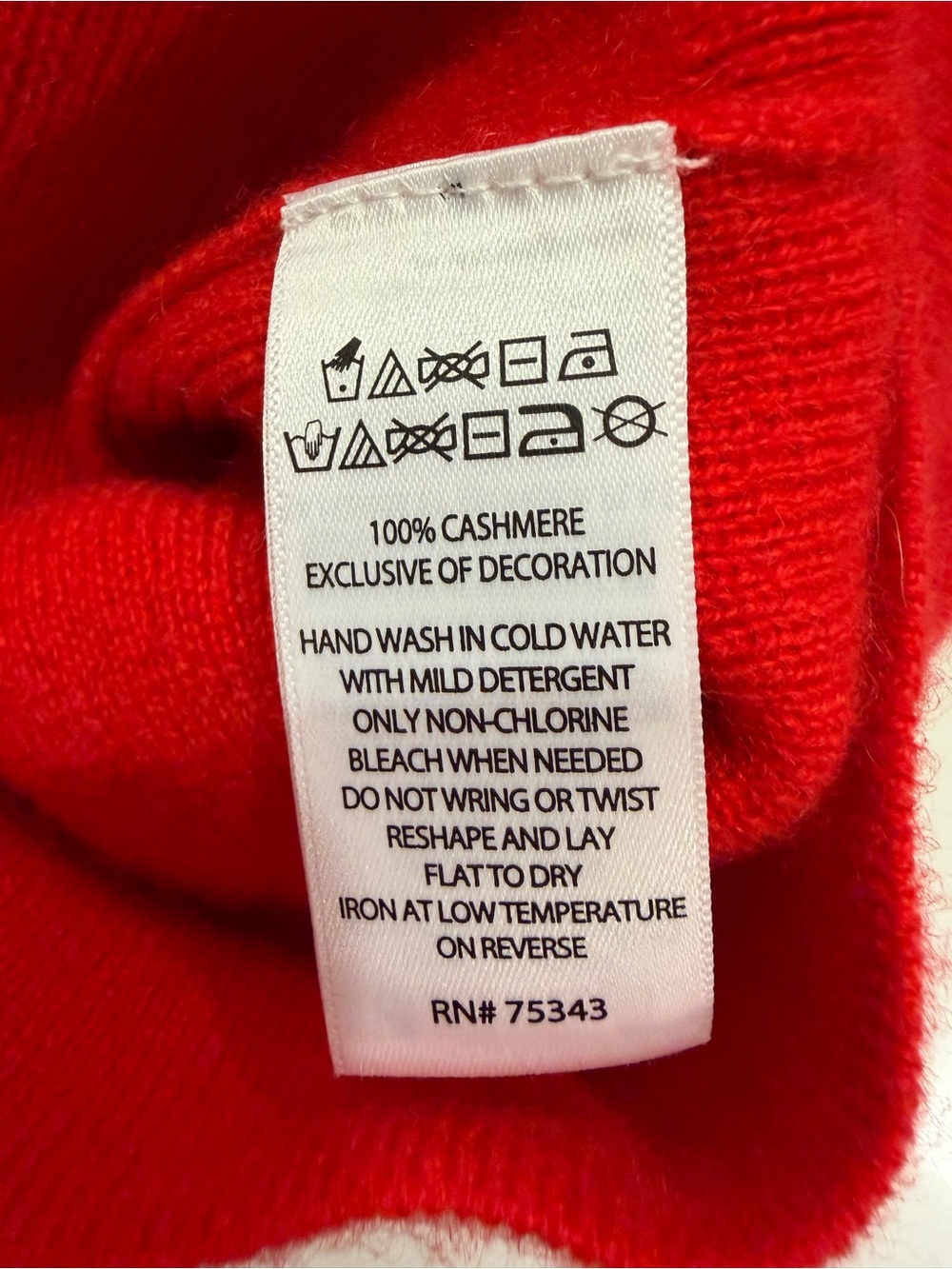 Tahari Pure Luxe Red 2-Ply Cashmere Jeweled Collar Sleeveless Knit Top NWT SizeM - Picture 6 of 12